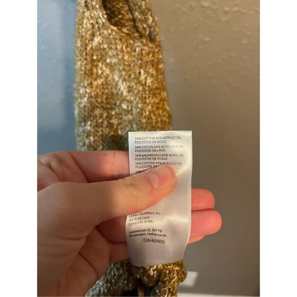 Anthropologie Women’s Brown Flowy Maxi Knit Tunic Sweater Sleeveless Size XS - Picture 4 of 5